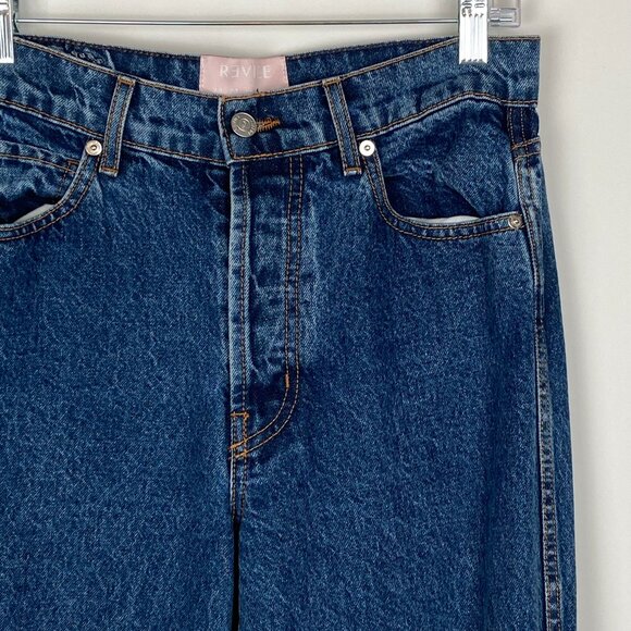 Revice The Ex Boyfriend Jean Friend Zone Medium Blue Denim Wash, Size 28 - Picture 5 of 12